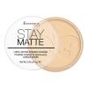 Rimmel London Stay Matte Puder für Frauen 14 g Farbton  001 Transparent