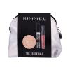 Rimmel London Extra Super Lash Geschenkset Mascara  Extra Super Lash 8 ml + Puder Stay Matte 14 g 001 Transparent + Lippenstift Stay Matte 5,5 ml 110 Blush + Kosmetiktasche