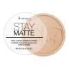 Rimmel London Stay Matte Puder für Frauen 14 g Farbton  004 Sandstorm