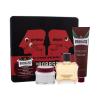 PRORASO Red After Shave Lotion Geschenkset Rasierwasser 100 ml + Rasiercreme 150 ml + Creme vor der Rasur 100 ml + Blechdose