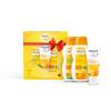 Weleda Baby Calendula Oil Set Geschenkset Baby-Öl 200 ml + Baby-Wundschutzcreme 75 ml + Baby-Bad 200 ml