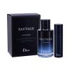 Dior Sauvage Geschenkset Edp 100 ml + Edp 10 ml nachfüllbar