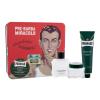 PRORASO Green Geschenkset After Shave Balm Green 100 ml + After Shave Creme Green 150 ml + Before Shave Creme Green 100 ml + Blechdose