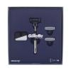 Gillette Mach3 Geschenkset Rasierer mit 1 Klinge Mach3 1 St. + Ersatzklinge Mach3 2 St. + Rasierständer