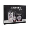 Denim Black Geschenkset Rasierwasser 100 ml + Deodorant 150 ml + Duschgel 250 ml