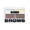 Revolution Relove Colour Cult Brows Augenbrauensets für Frauen 3,2 g Farbton  Dark