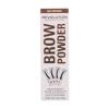 Makeup Revolution London Brow Powder Stamp &amp; Stencil Augenbrauenpuder für Frauen 0,65 g Farbton  Ash Brown