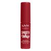 NYX Professional Makeup Smooth Whip Matte Lip Cream Lippenstift für Frauen 4 ml Farbton  14 Velvet Robe