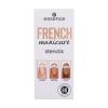 Essence French Manicure Stencils 01 Walk The Line Maniküre für Frauen Set