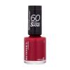 Rimmel London 60 Seconds Super Shine Nagellack für Frauen 8 ml Farbton  313 Feisty Red