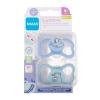 MAM Supreme Silicone Pacifier 6m+ Blue &amp; Turquoise Schnuller für Kinder 2 St.