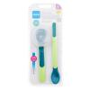 MAM Heat Sensitive Spoons &amp; Cover 6m+ Green Geschirr für Kinder Set