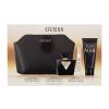 GUESS Seductive Noir Geschenkset Eau de Toilette 75 ml + Körperlotion 100 ml + Eau de Toilette 15 ml + Kosmetiktasche