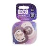 LOVI Night &amp; Day Dynamic Soother Girl 18m+ Schnuller für Kinder 2 St.