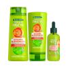 Set Haarserum Garnier Fructis Vitamin &amp; Strength Anti-Fall Treatment + Conditioner Garnier Fructis Vitamin &amp; Strength Reinforcing Conditioner + Shampoo Garnier Fructis Vitamin &amp; Strength Reinforcing Shampoo