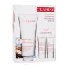 Clarins Moisture Rich Geschenkset Körpermilch Moisture-Rich Body Lotion 200 ml + Körperpeeling Exfoliating Body Scrub 30 ml + Handcreme Hand and Nail Treatment Cream 30 ml