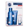 Clarins Men Shaving Essentials Geschenkset Rasiergel Smooth Shave Foaming Gel 150 ml + Rasiergel After Shave Soothing Gel 75 ml + Reinigungsgel Active Face Wash 30 ml + Bartöl Shave and Beard Oil 3 ml