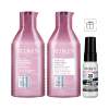 Set Shampoo Redken Volume Injection + Conditioner Redken Volume Injection + Für Haarglanz Redken One United All-in-one