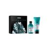 L&#039;Oréal Professionnel Scalp Advanced Glacial Utopia Limited Edition Geschenkset Scalp Advanced Professional Shampoo 300 ml + Haarpflege Scalp Advanced Professional Treatment 200 ml