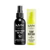 Set Make-up Fixierer NYX Professional Makeup Matte Finish + Make-up Base NYX Professional Makeup Plump Right Back Plumping Serum + Primer