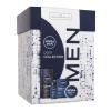 Nivea Men Deep Collection Geschenkset Gesichts-, Körper- und Handcreme Men Creme 75 ml + Rasierwasser Men Deep Comfort 100 ml + Antiperspirant Men Deep Darkwood 50 ml + Duschgel Men Deep Clean 250 ml