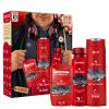 Old Spice Nightpanther Geschenkset Deostick 50 ml + Deodorant 150 ml + Duschgel 400 ml + Papier-Domino