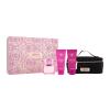 Versace Bright Crystal Absolu SET1 Geschenkset Eau de Parfum 90 ml + Duschgel 100 ml + Körperlotion 100 ml + Kosmetiktasche