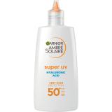 Garnier Ambre Solaire Super UV Hyaluronic Acid SPF50+ Sonnenschutz fürs Gesicht 40 ml