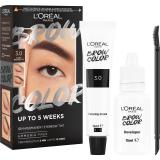 L'Oréal Paris Brow Color Semi-Permanent Eyebrow Tint Augenbrauenfarbe für Frauen 1 St. Farbton  3.0 Dark Brunette