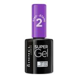 Rimmel London Super Gel Top Coat Nagellack für Frauen 12 ml