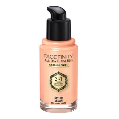 Max Factor Facefinity All Day Flawless SPF20 Foundation für Frauen 30 ml Farbton  C35 Pearl Beige