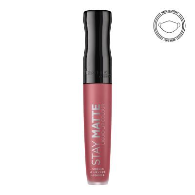 Rimmel London Stay Matte Lippenstift für Frauen 5,5 ml Farbton  100 Pink Bliss