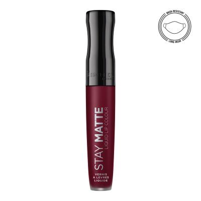 Rimmel London Stay Matte Lippenstift für Frauen 5,5 ml Farbton  810 Plum This Show