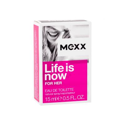 Mexx Life Is Now For Her Eau de Toilette für Frauen 15 ml