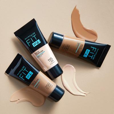 Maybelline Fit Me! Matte + Poreless Foundation für Frauen 30 ml Farbton  250 Sun Beige