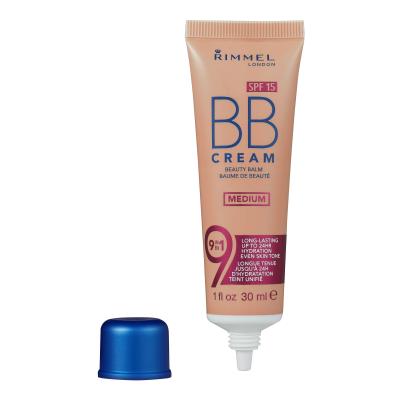 Rimmel London BB Cream 9in1 SPF15 BB Creme für Frauen 30 ml Farbton  Medium