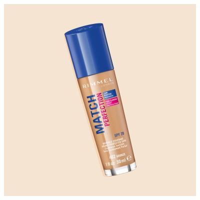 Rimmel London Match Perfection SPF20 Foundation für Frauen 30 ml Farbton  402 Bronze