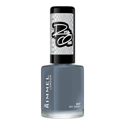 Rimmel London 60 Seconds Super Shine Nagellack für Frauen 8 ml Farbton  807 My Grey