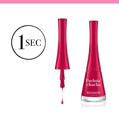 BOURJOIS Paris 1 Second Nagellack für Frauen 9 ml Farbton  11 Fuchsia´chacha