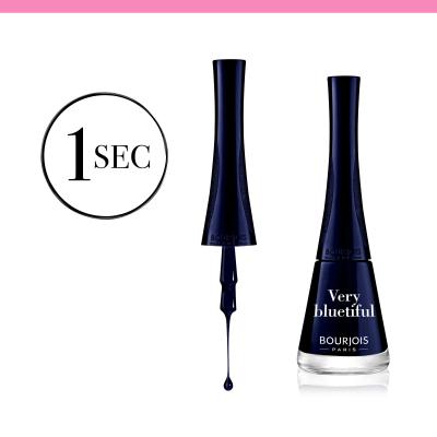 BOURJOIS Paris 1 Second Nagellack für Frauen 9 ml Farbton  02 Very Bluetiful