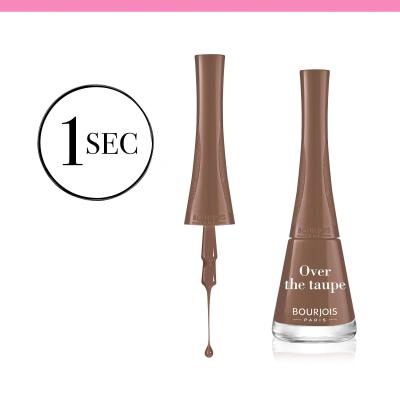 BOURJOIS Paris 1 Second Nagellack für Frauen 9 ml Farbton  03 Over The Taupe