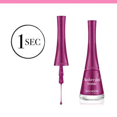 BOURJOIS Paris 1 Second Nagellack für Frauen 9 ml Farbton  17 Aubergin´tonic