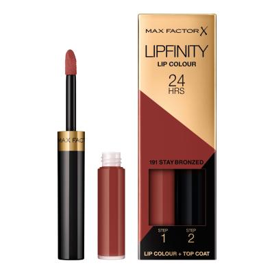 Max Factor Lipfinity 24HRS Lip Colour Lippenstift für Frauen 4,2 g Farbton  191 Stay Bronzed