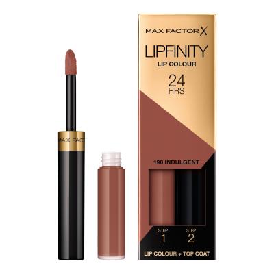 Max Factor Lipfinity 24HRS Lip Colour Lippenstift für Frauen 4,2 g Farbton  190 Indulgent