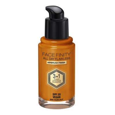 Max Factor Facefinity All Day Flawless SPF20 Foundation für Frauen 30 ml Farbton  W95 Hazelnut