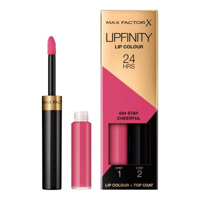 Max Factor Lipfinity 24HRS Lip Colour Lippenstift für Frauen 4,2 g Farbton  024 Stay Cheerful