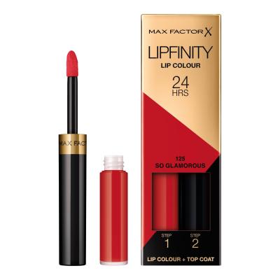 Max Factor Lipfinity 24HRS Lip Colour Lippenstift für Frauen 4,2 g Farbton  125 So Glamorous