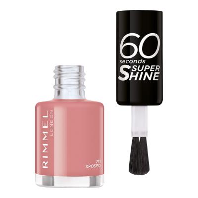 Rimmel London 60 Seconds Super Shine Nagellack für Frauen 8 ml Farbton  711 Xposed