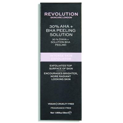 Revolution Skincare Skincare 30% AHA + BHA Peeling Solution Peeling für Frauen 30 ml