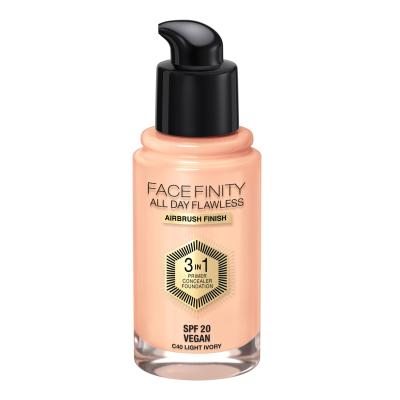 Max Factor Facefinity All Day Flawless SPF20 Foundation für Frauen 30 ml Farbton  C40 Light Ivory